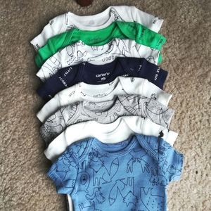 BRAND NEW Lot of Carter's Newborn Onesies